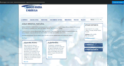 Desktop Screenshot of aguadelrosal.es
