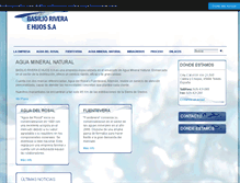 Tablet Screenshot of aguadelrosal.es